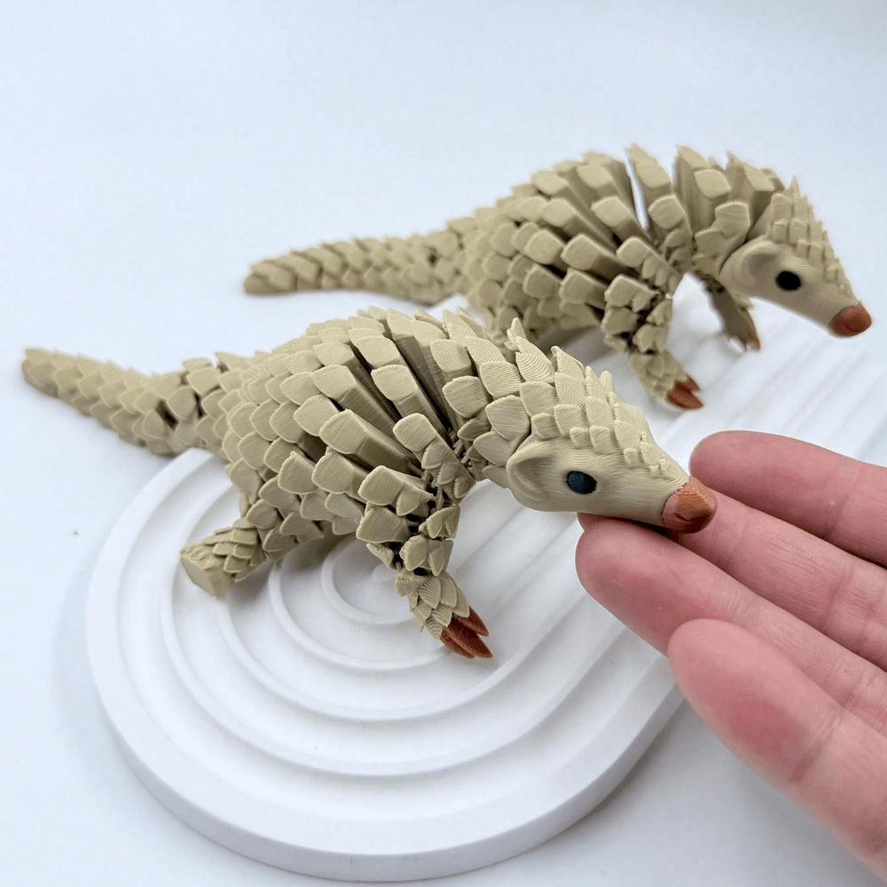 3D-печатная шарнирная фигурка панголина, гибкие суставы, настольный декор, многофункциональная игрушка-антистресс, уникальный подарок