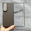 Samsung Z Fold7 Ультратонкий Магнитный Чехол из Углеродного Волокна, Защита Nano PC на Центральной Оси