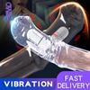 Vibrator Penis Sleeve Horse Dildo Reusable Condom Cock Ring Dildos Delay Penis Extender Dick Enlarger Sexy Toys For Men Sex