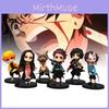 6pcs Slayer Demon Character Pvc Toy Model Desktop Decor Child Christmas Gift