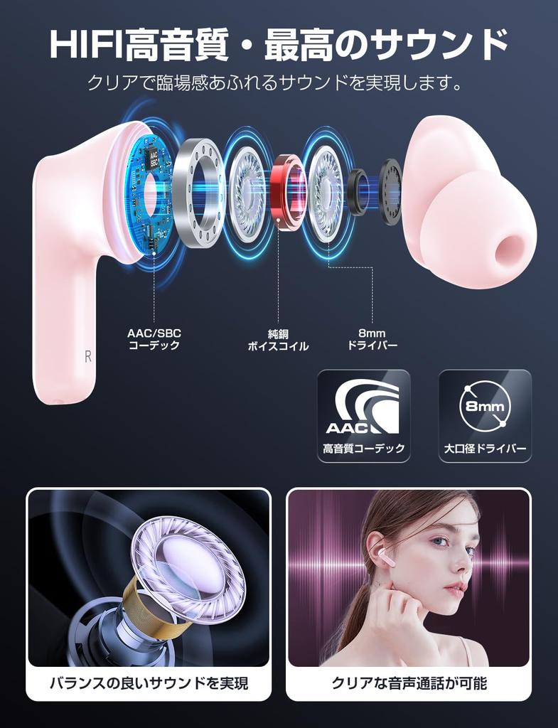 Wireless Bluetooth 2024 New Design Bluetooth Wireless Bluetooth Automatic LED Display Remaining Capacity Up To 48 Hours of Fast Sound Touch One