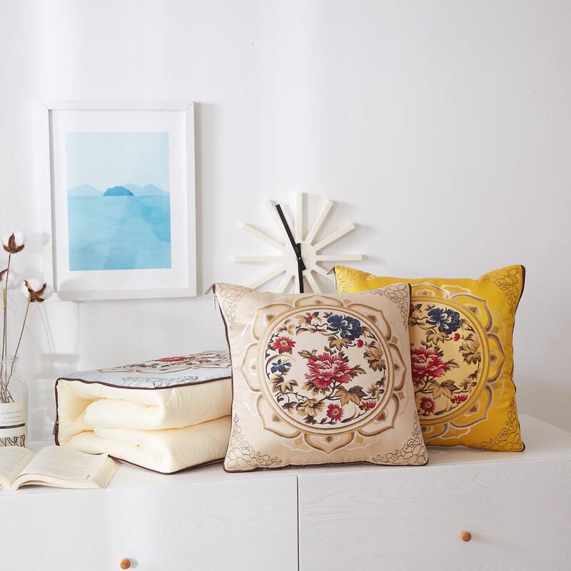 Hengyuanxiang Подушка-плед в новом китайском стиле