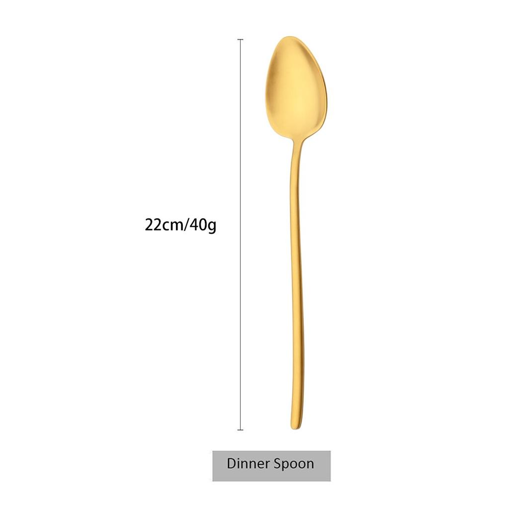 Золотой набор столовых приборов, матовый набор столовой посуды из нержавеющей стали 304, нож, вилка для торта, ложка, палочки для еды, серебро, кухонные столовые приборы, посуда