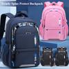 Trend Multi-layer High Capacity Primary Schoolbag for Middle School Students Grade 3-6-9 Book Bag Lightweight Scientific Spine Protection Kid Backpack