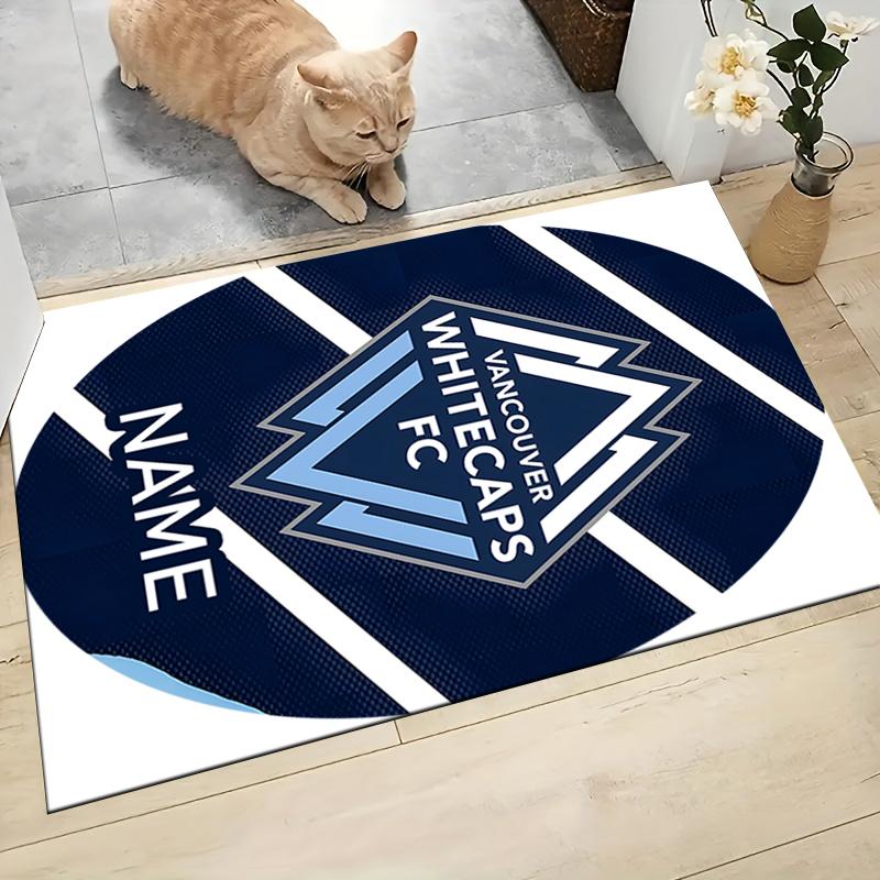 Custom Name Vancouver Whitecaps FC Jersey Carpet Rug Customizable Soft Washable Anti-Slip Home Living Room Sofa Mats Personalized Rug. 0909216