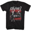 Evil Dead Cabin Square Black T-Shirt