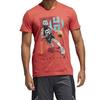 Adidas Basketball Sports Short Sleeve T-Shirt Men Tops Glory-Red FT8836