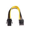 Адаптер с питанием 6Pin на 8Pin, Pci-E 6-контактный разъем для 8-контактного разъема GPU для видеокарты