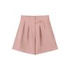 Suit Shorts Women's High Waist and Thin Loose Commuting Versatile New Small Wide-leg Ice Silk Five-point Pants