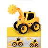 Children Detachable ABS Truck Toy DIY Assemble Construction Vehicle Model Boys Birthday Holiday Gift