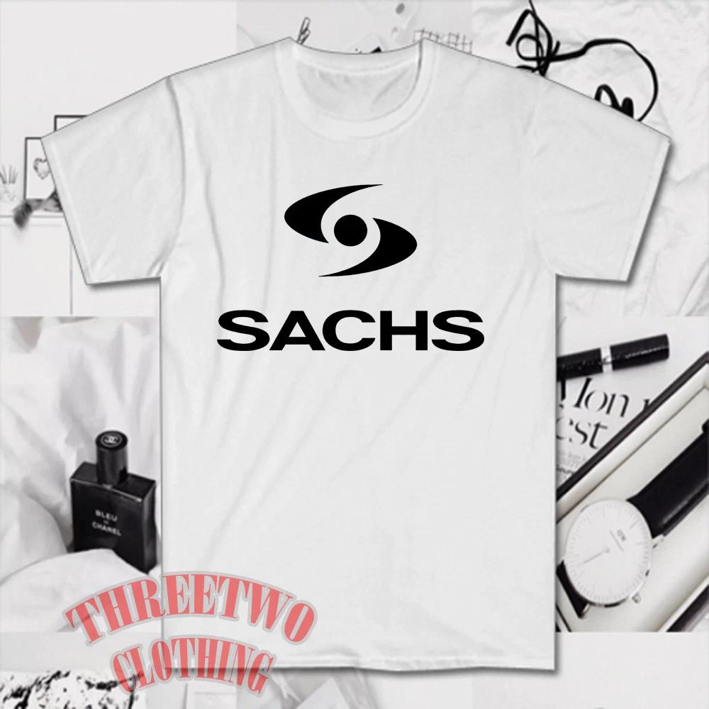 Sachs Racing Men's White Size S to 5XL
