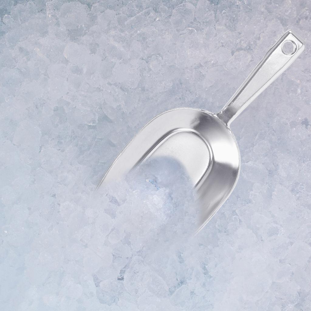 Multifunctional Ice Shovel Aluminum Alloy Flour Scoop Lightweight Kitchen Tool For Milk Tea Shop Protein Powder Food