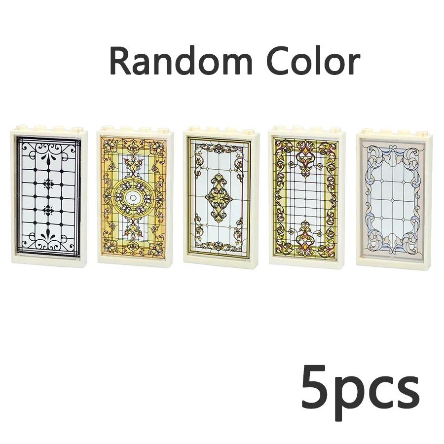 Smooth 2x2 Floor Printed Tile Assembled Building Blocks MOC City House Bricks Decoration Ceramic Tile Construction Toys