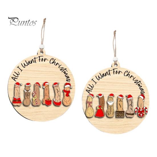 2024 рождественские украшения, наружные украшения для двора, елки, подвесные милые украшения для дома, уникальный юмористический подарок на праздник
