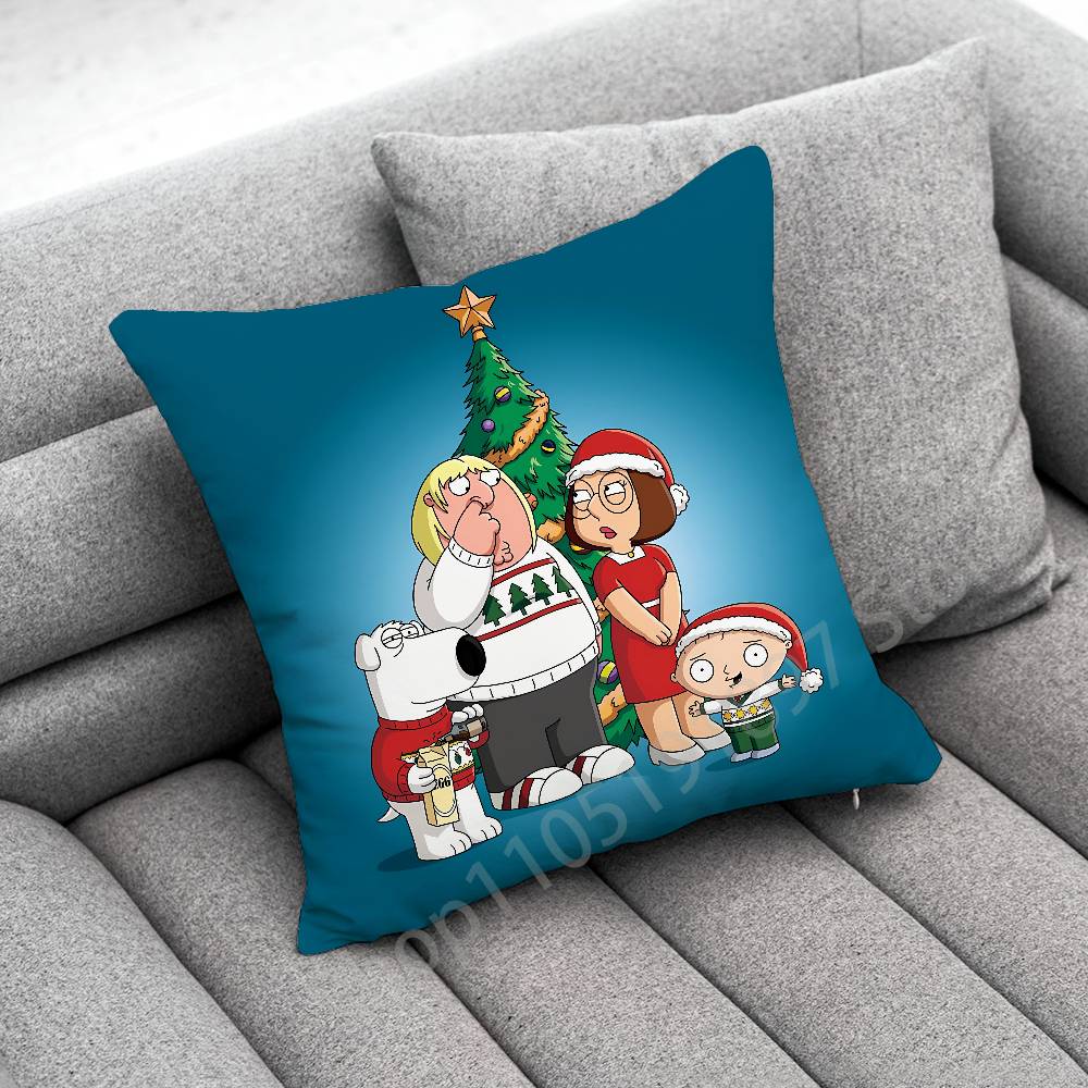 F-Family Funny Guy Throw Pillow Case For 30X30Cm 40X40Cm 45X45Cm 50X50Cm 55X55Cm Square Sofa Pillowcase Shell