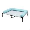 Dog Bed Elevated Cot for Pets with Breathable Mesh Outdoor Use