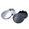 Universal Alloy Wheel Center Cap 56MM ABS Plastic Silver/Black Car Rim Cover Tire Decoration  4pcs
