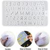 Pendant Crystal UV Epoxy Jewelry Making Tools Letters Resin Mold Silicone Mould Casting Molds