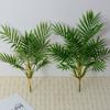 Real Touch Artificial Palm Leaves Branches Artificial Fern  Office Desktop Decoration