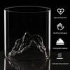 3D Mountain Drinkware Clear Handmade Whiskey glass Beer Mug Drinking Glasses Glass Cup