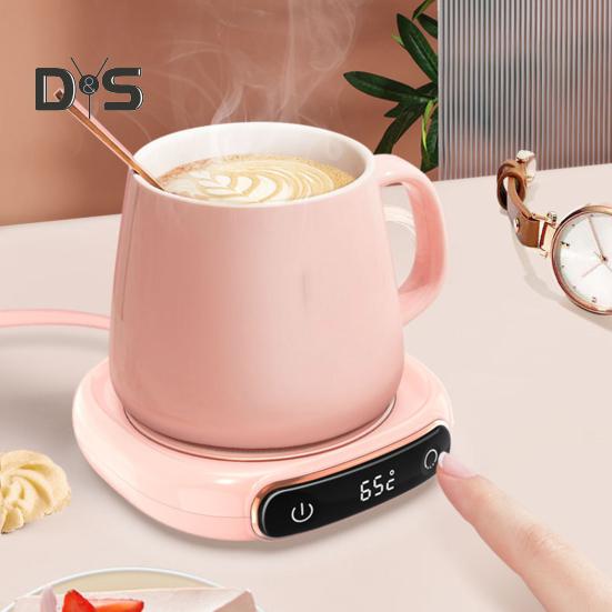 Подставка под кофейную кружку с термостатом и 3 температурными режимами. Нескользящая конструкция. Автоматическое отключение. Подогреватель для кофейной кружки.