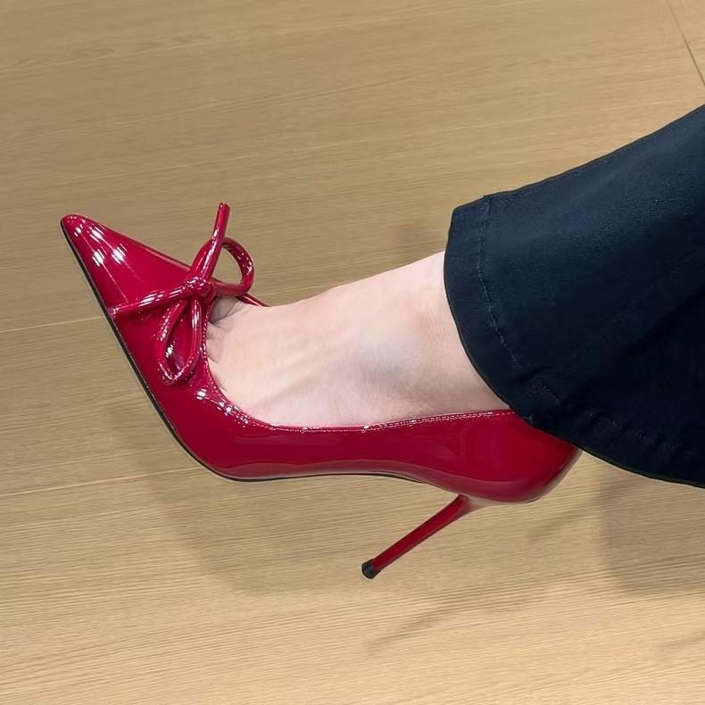 Мода 2025 Мода Слингбэки Туфли-лодочки Женские Элегантный Острый носок Тонкий Высокий каблук Банкет Вечеринка Женская обувь