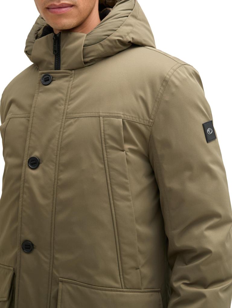 Демисезонная куртка Tom Tailor Arctic Parka Mit Abnehmbarer Kapuze (1041321) jungle soil green