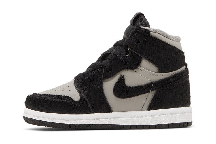 Kids' Sneakers Nike Jordan 1 Retro High OG Twist 2.0 Medium Grey (TD) Medium Grey/Black/White