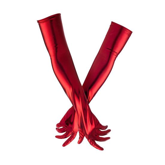 1 пара женских перчаток для косплея с покрытием из искусственной кожи с пятью пальцами, противоскользящие, для ночного клуба, сцены