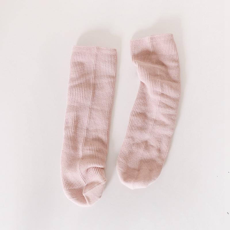 Детские носки Носки средней длины для мальчиков и девочек Однотонные детские носки