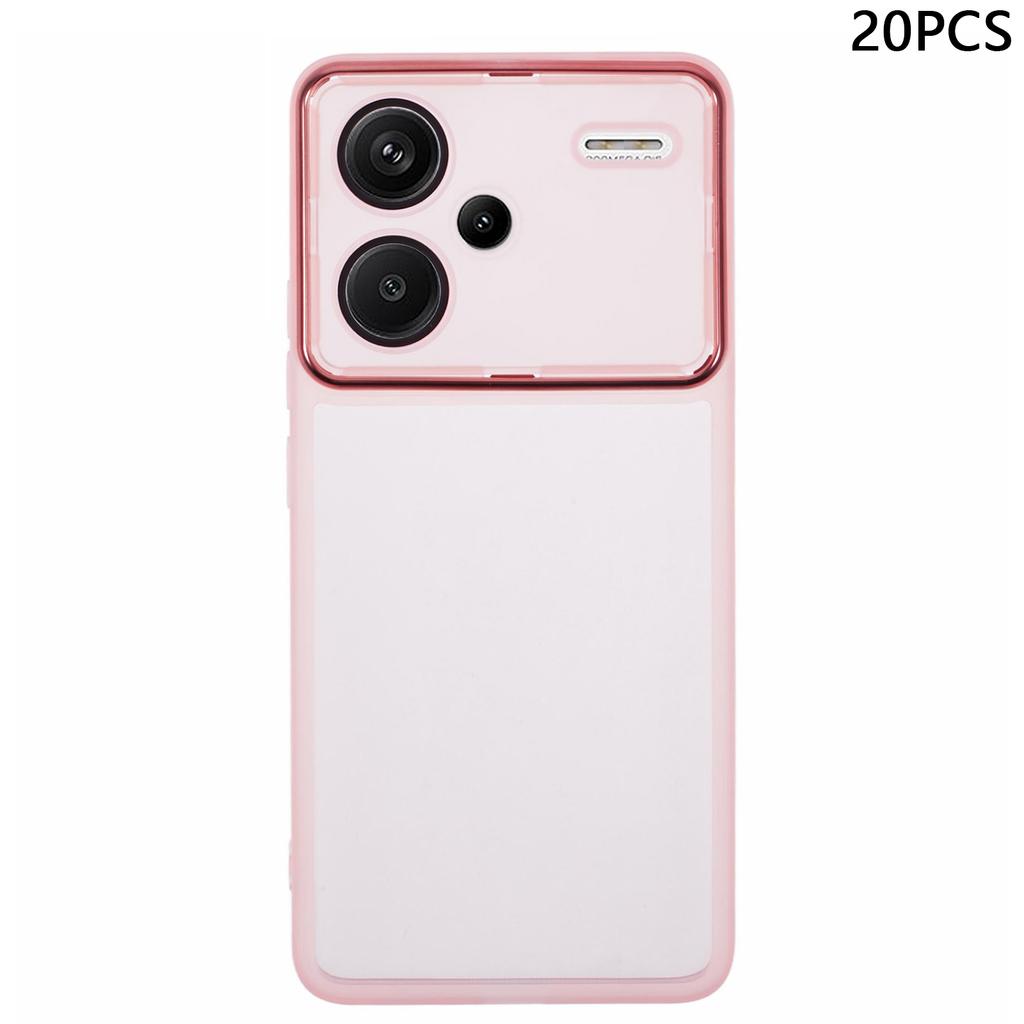 Bulk Purchasing 20Pcs For Xiaomi Redmi Note 13 Pro+ 5G Case Electroplated Camera Frame TPU Phone Cover Precise Cutouts