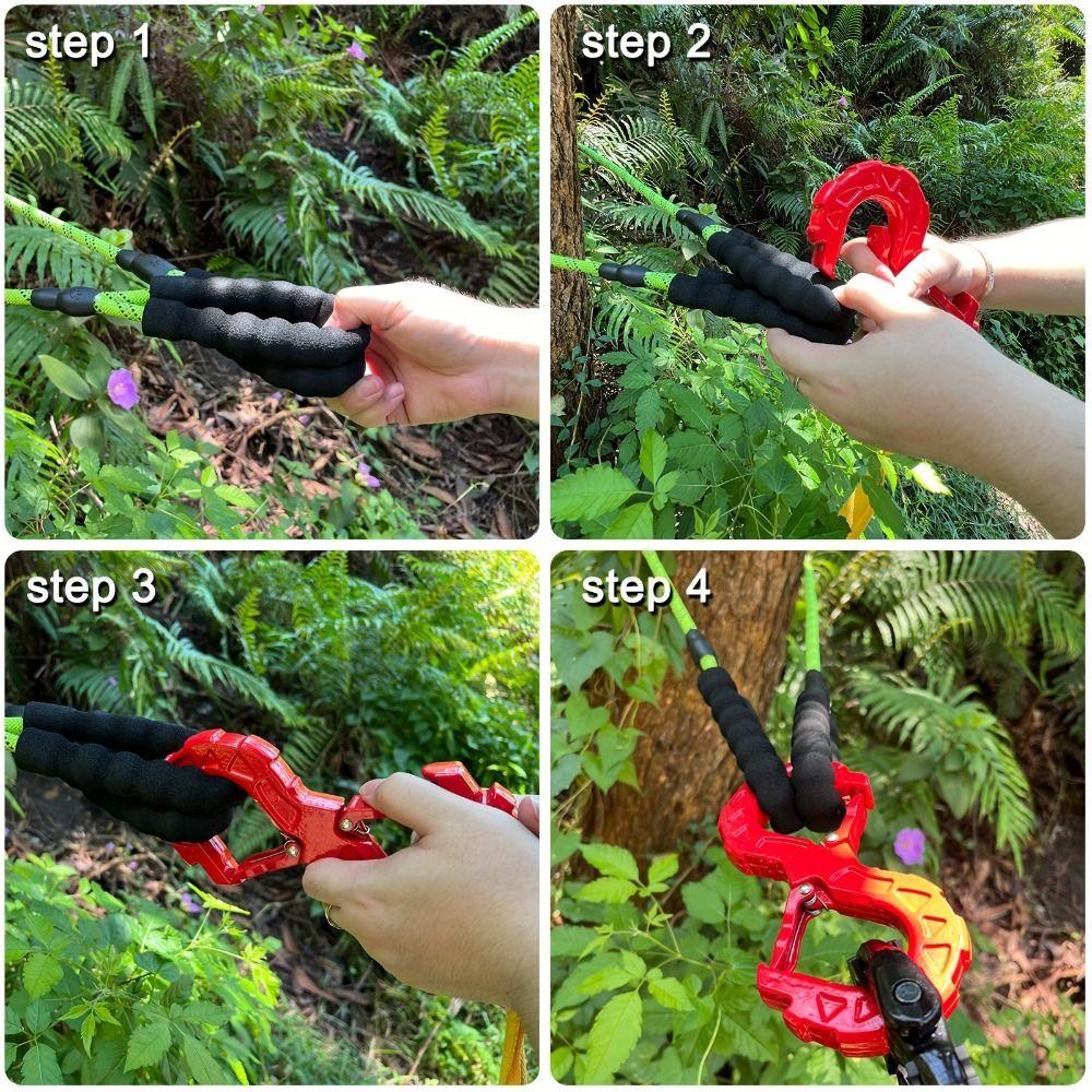 High-strength S-shaped Hook Universal Double Ended U-buckle Rescue Hook  Off-Road Towing