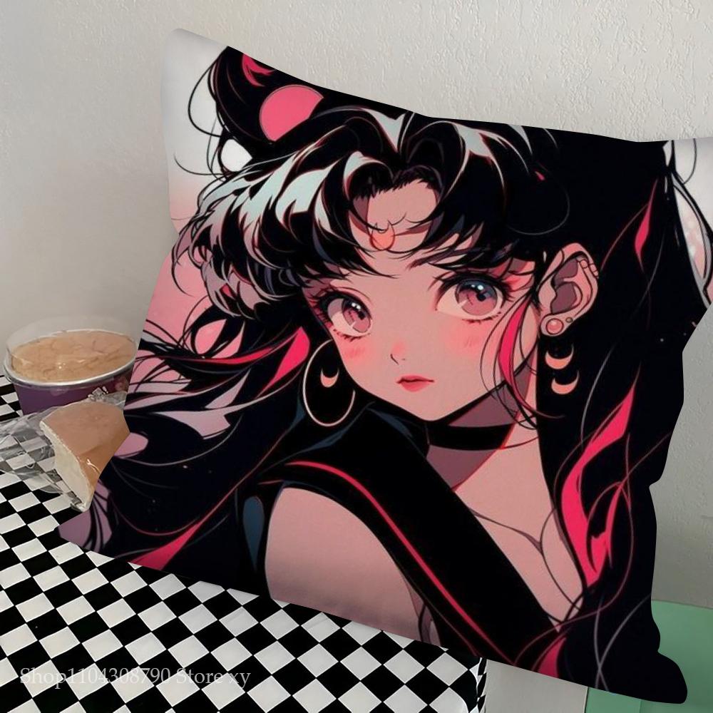 1 шт. Настроение Тело Лунная Леди Классический Аниме Наволочка Квадратная Спальня Диван Досуг Комфорт Подушка Авто Гостиная Дом Украшение