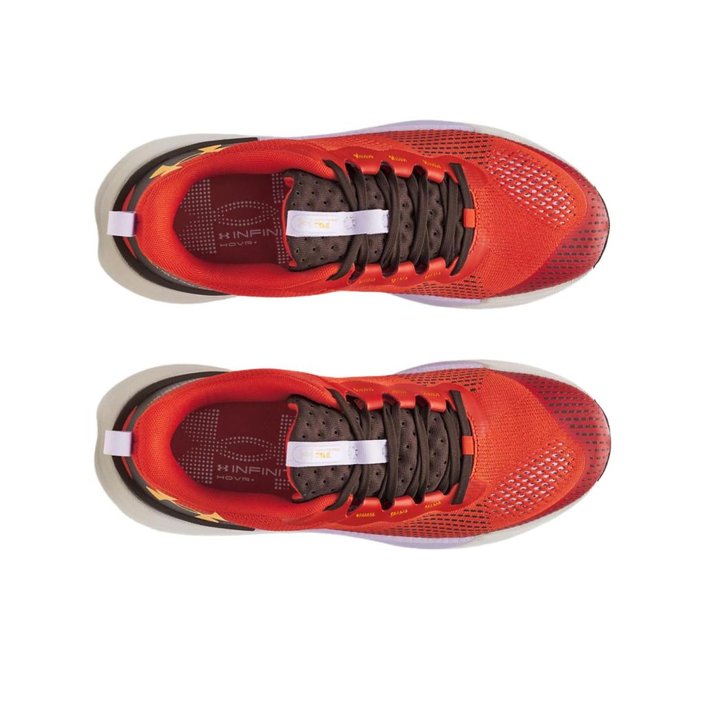 Under Armour Infinite Pro Fashion Удобные Амортизирующие Дышащие Кроссовки с Низким Верхом для Бега Унисекс Кроссовки Оранжевый 3027202-842