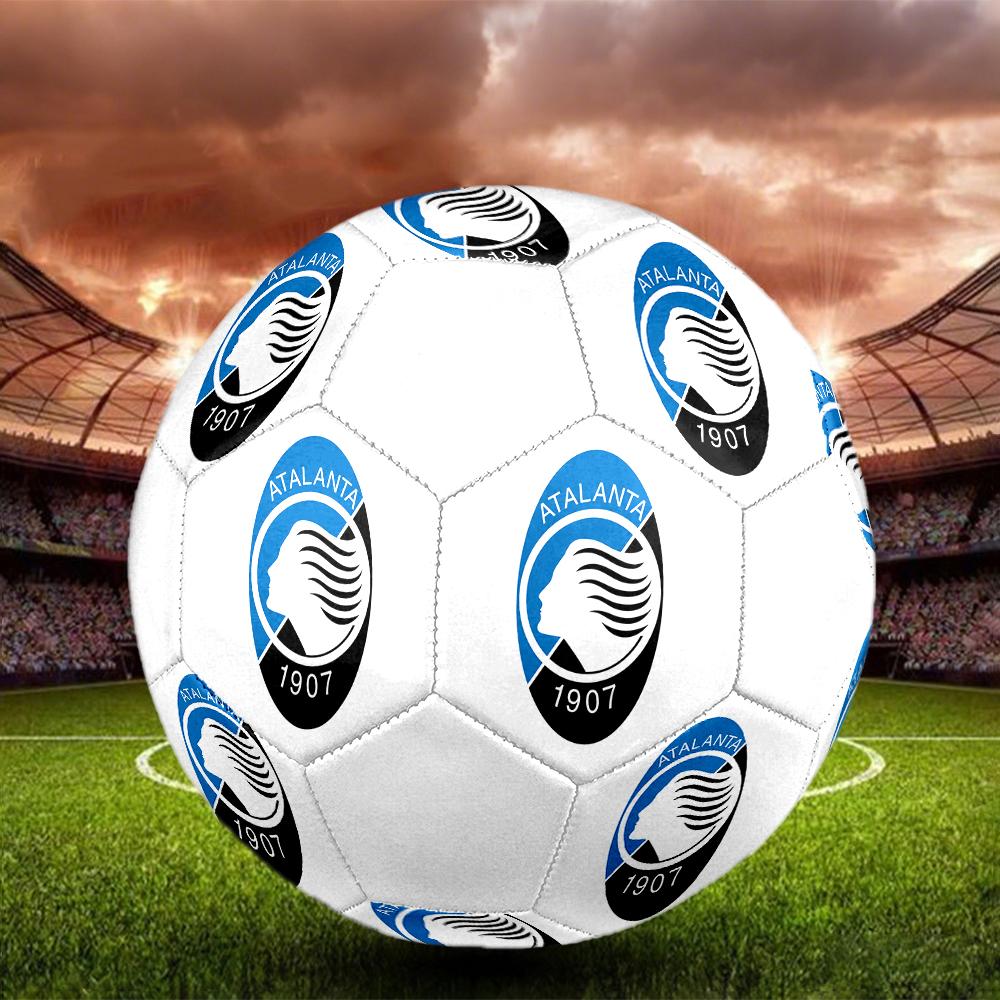Atalanta BC Soccer Ball, colorful, suitable for all ages, machine-stitched, PVC material, competition grade,size5 Soccer Ball, durable and high bounce