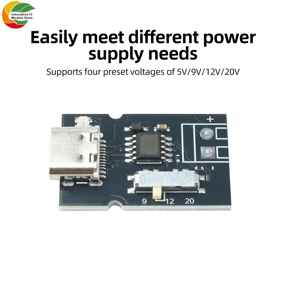 PD/QC Fast Charging Spoofing Power Extraction Module 1V/9V/11V/11V Four-Voltage-Level Switching Power Conversion Module