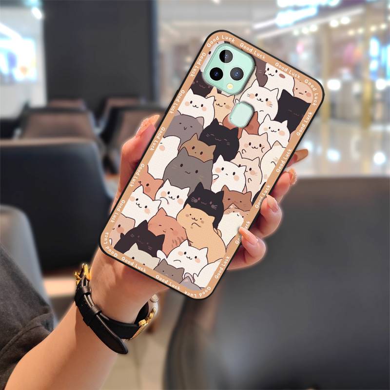 Anti-knock TPU Phone Case For Oukitel C22 Anti-dust Dirt-resistant Shockproof Full Wrap Fashion Design Soft Case Cover