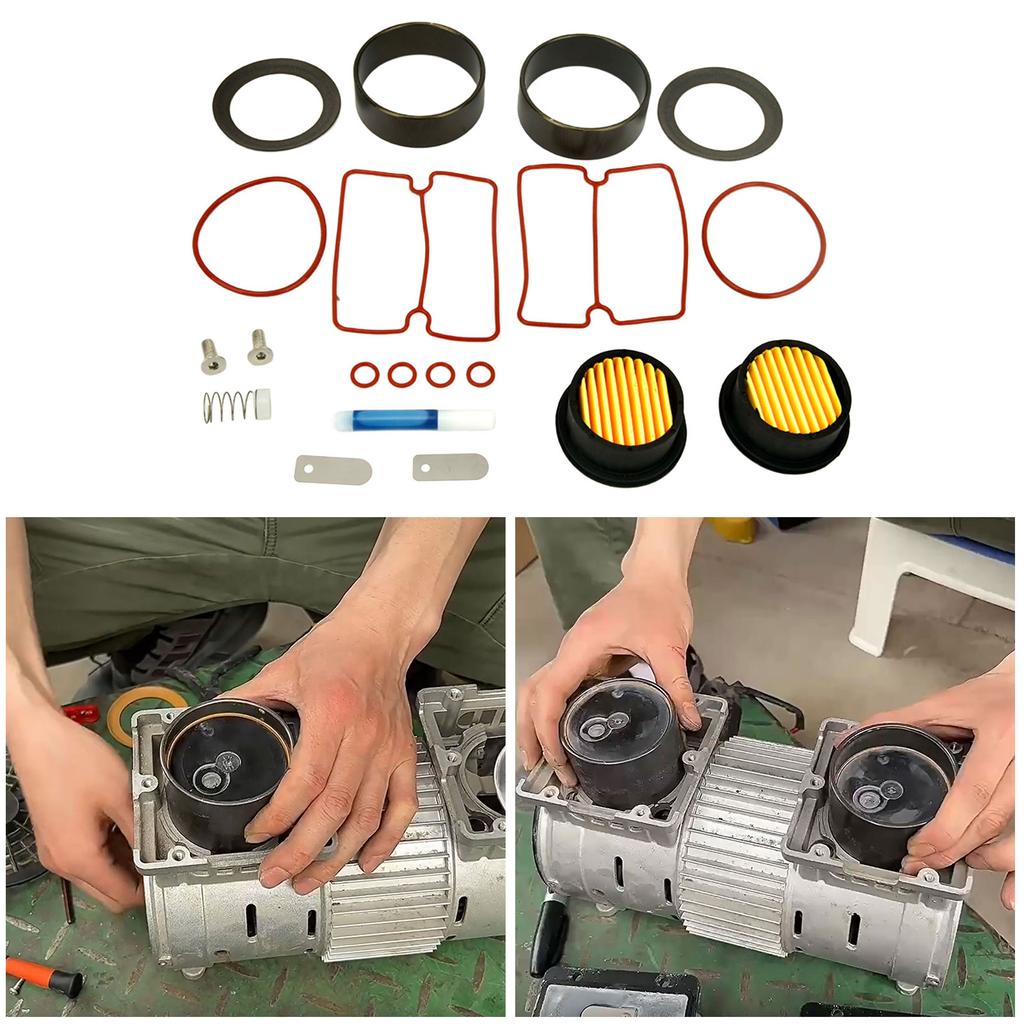 Набор для обслуживания высокой производительности из 20 предметов для 550 Вт бесшумного воздушного компрессора без масла, прочный и простой в использовании