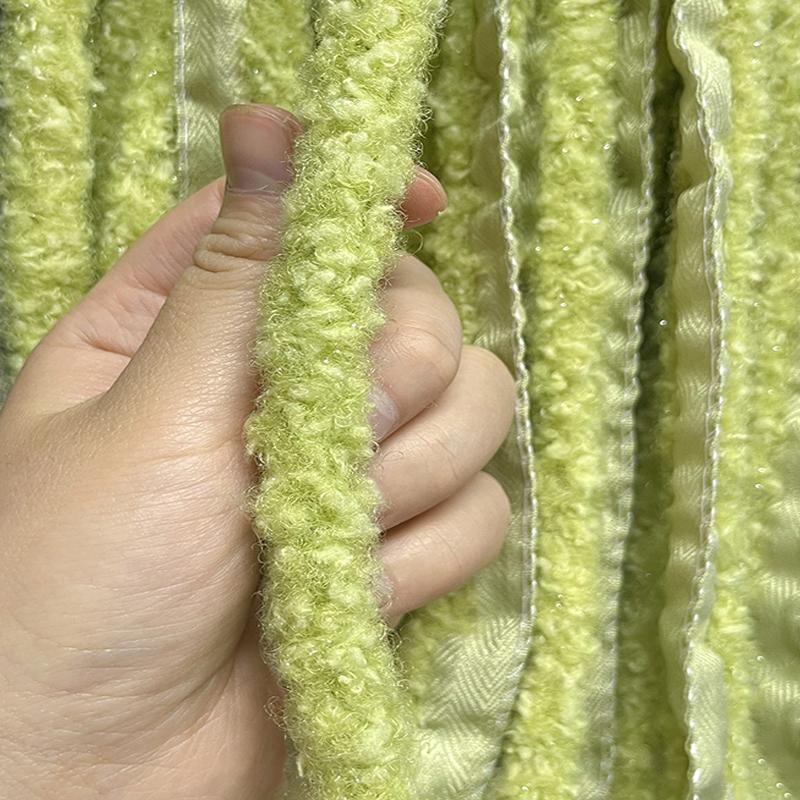 1 м DIY костюм ремесла искусственная отделка из овечьей шерсти аксессуары для одежды блестящая яркая шелковая отделка
