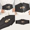Fashion Gold Buckle Decoration Women Casual Black Faux Leather Belt For Dress And Coat Fashion Accessory