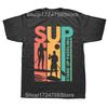 Funny SUP Stand Up Paddle Board Graphic T-shirts Men Women's Fashion Casual Tshirt 100% Cotton Loose Oversized T Shirt