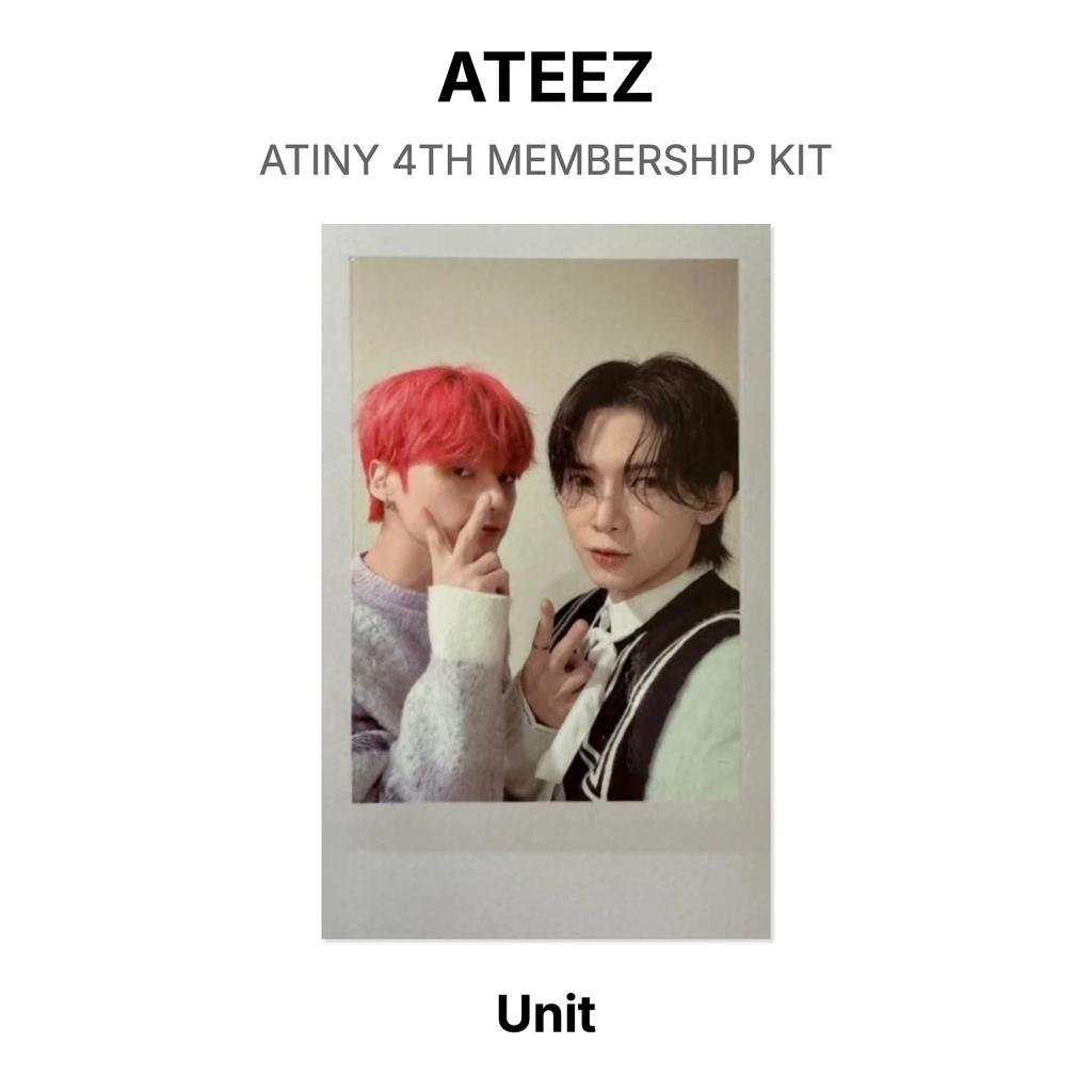 ATEEZ КИТ 4-ГО ЧЛЕНСТВА ATINY Официальная фотокарточка