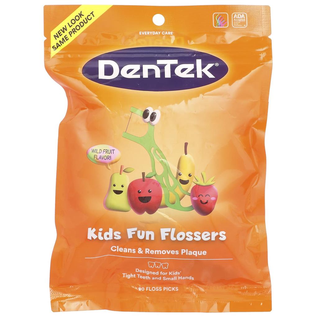 Fun Flossers for Kids, Wild Fruit, 90 Floss Flossers