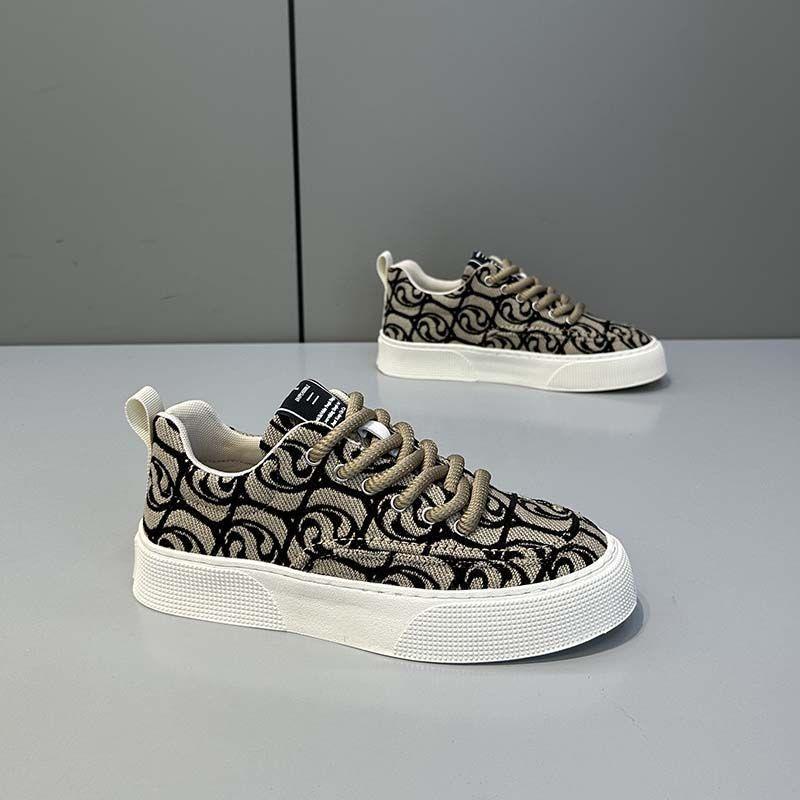 Мужская обувь, летняя, новая, дышащая, парусиновая обувь, подходящая по цвету, универсальная, увеличивающая рост, спортивная и повседневная, низкая, мужская модная обувь