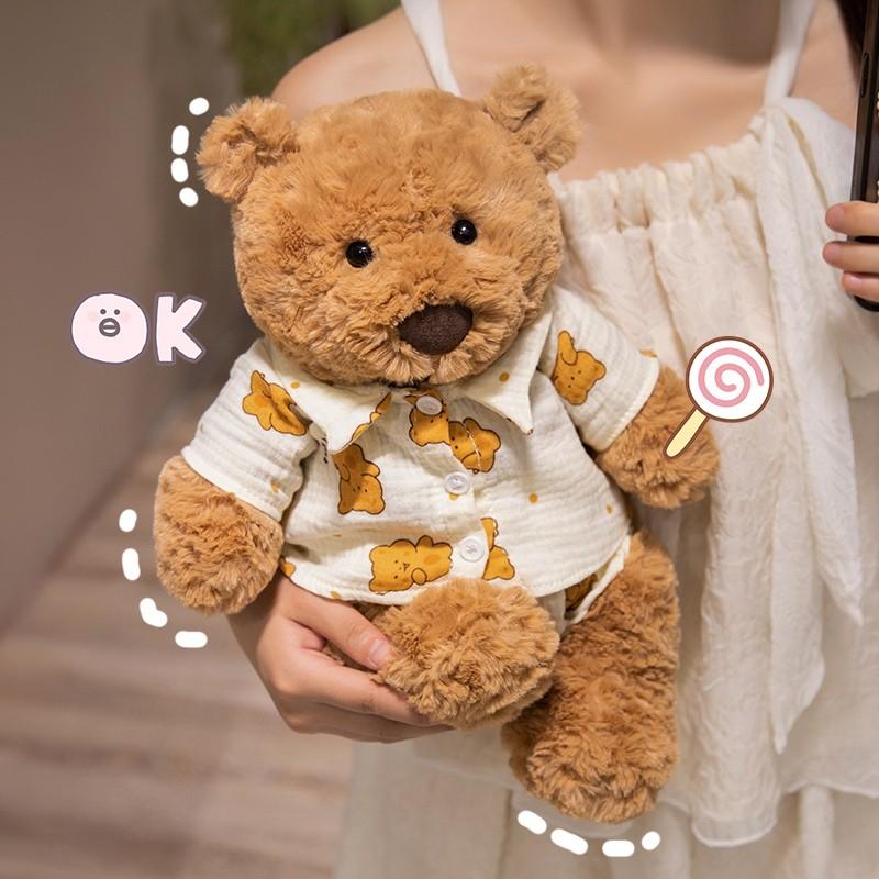 Очаровательная плюшевая игрушка Мишка Барселона, милая подушка-мишка для девочек, подарок на день рождения