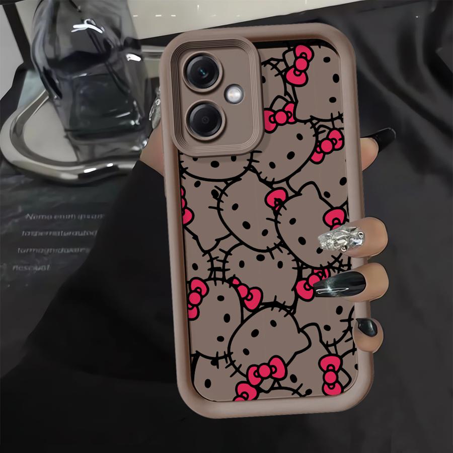 Чехол-кейс для телефона Sanrio Мультяшный Hello Kitty для Xiaomi Redmi Note 14 Pro Plus 10 11S 10S 12S 12 Note 13 11 9s