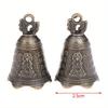 5pcs/10pcs Retro Antique Bell Mini Sculpture Pray Buddha Bell Shui Feng Bell Pendant for Home Table Decoration