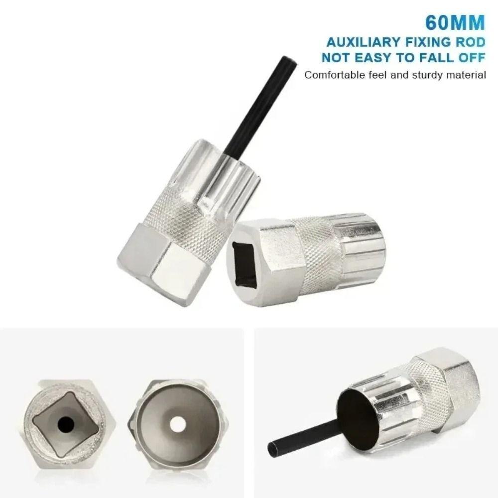 Sturdy Bicycle Cassette Lockring Removal Tool Metal Road MTB Repair Tools for Shimano/SRAM/SunRace