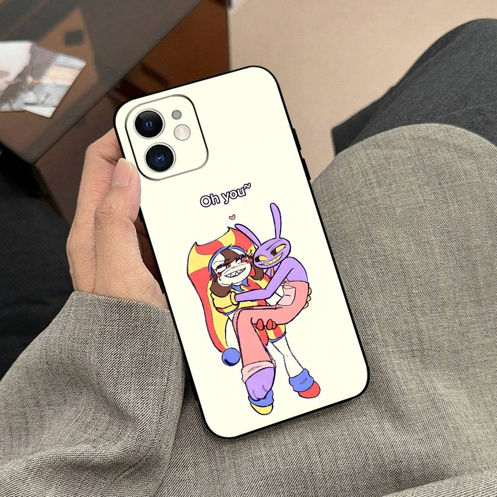 Удивительный G-Digital Чехол для телефона T-Circus Черный чехол для телефона для IPhone 17/16/15/13/14 Pro Max/ 11Plus/X/Xr/Xs Max 13mini