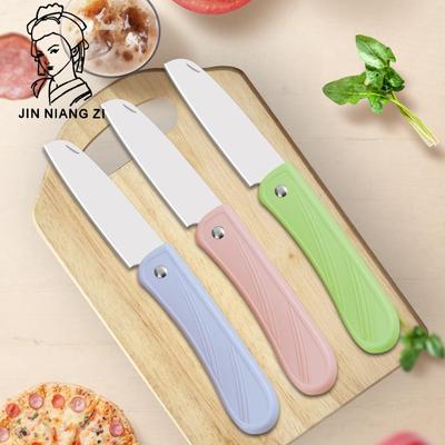 JIN NIANG ZI Домашний уличный нож для фруктов, складной тонкий нож из нержавеющей стали, универсальный удобный острый нож для очистки овощей
